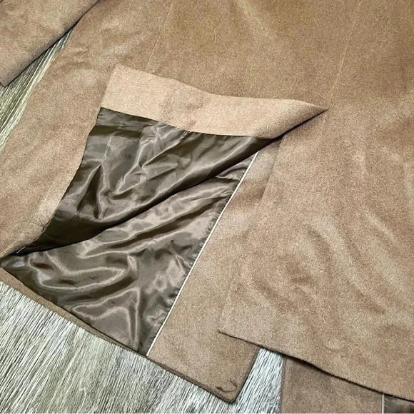 Mens Kenneth Cole New York Brown Wool Blend Coat - R52 - Picture 8 of 12